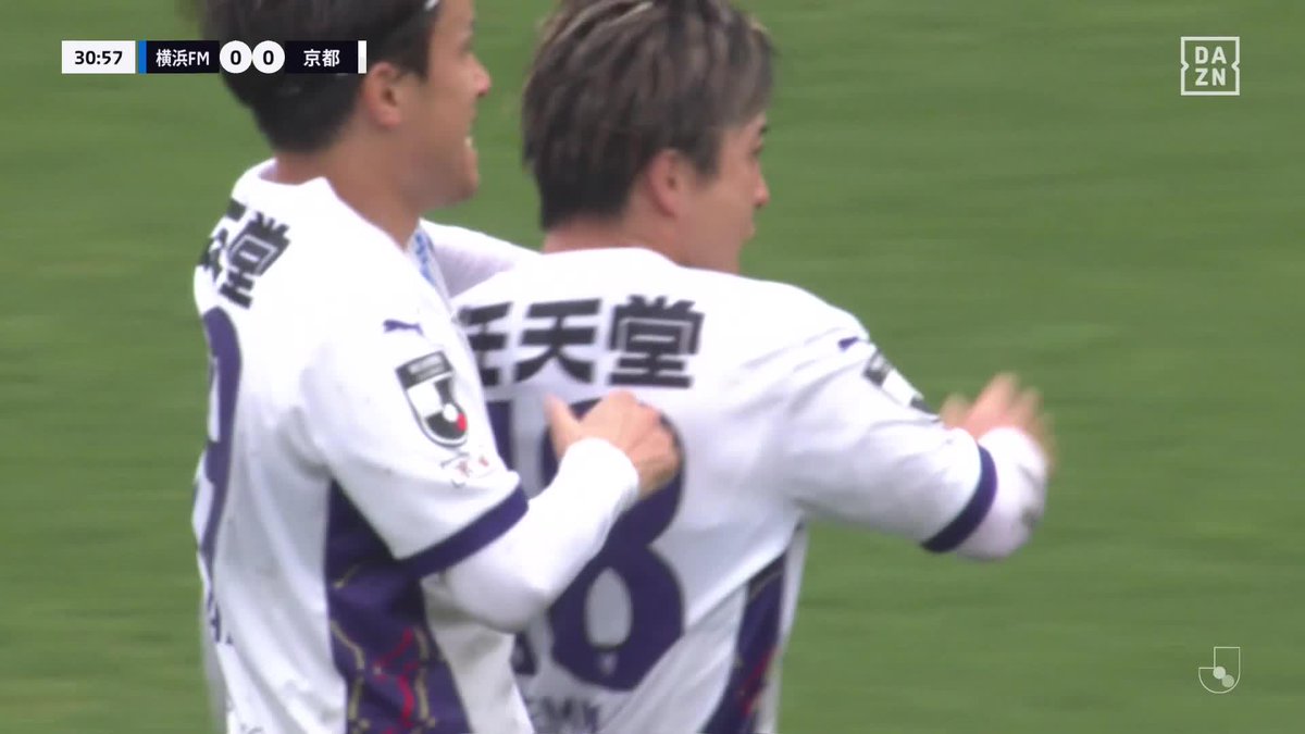 #モーメントブースター でシェアして盛り上がれ!​ ⚽️ゴール (30:55) 👟松田 天馬​​ 🆚横浜F・マリノス vs 京都サンガF.C. ​📺​DAZNでライブ配信中​ #DAZN #FanZone