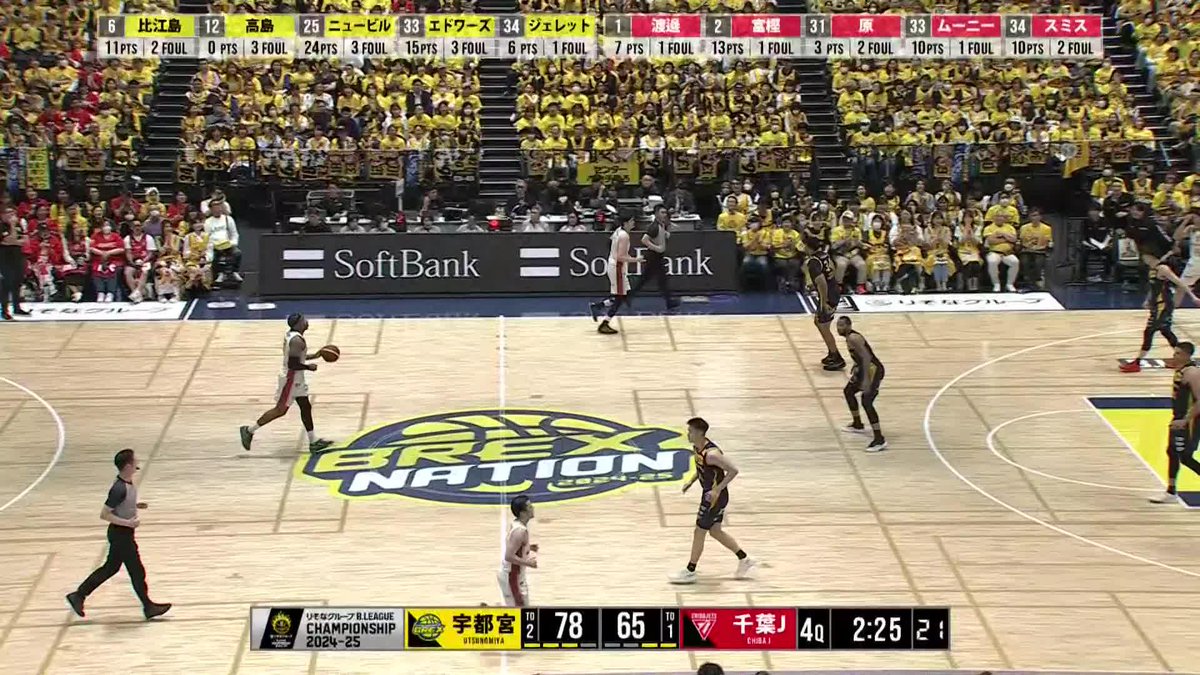 りそなグループ B.LEAGUE SEMIFINALS 2024-25 GAME1 vs. 宇都宮 4Q ジョン・ムーニーのジャンパー🔥🔥🔥 配信はこちら▼ #千葉ジェッツ #いくぜてっぺん