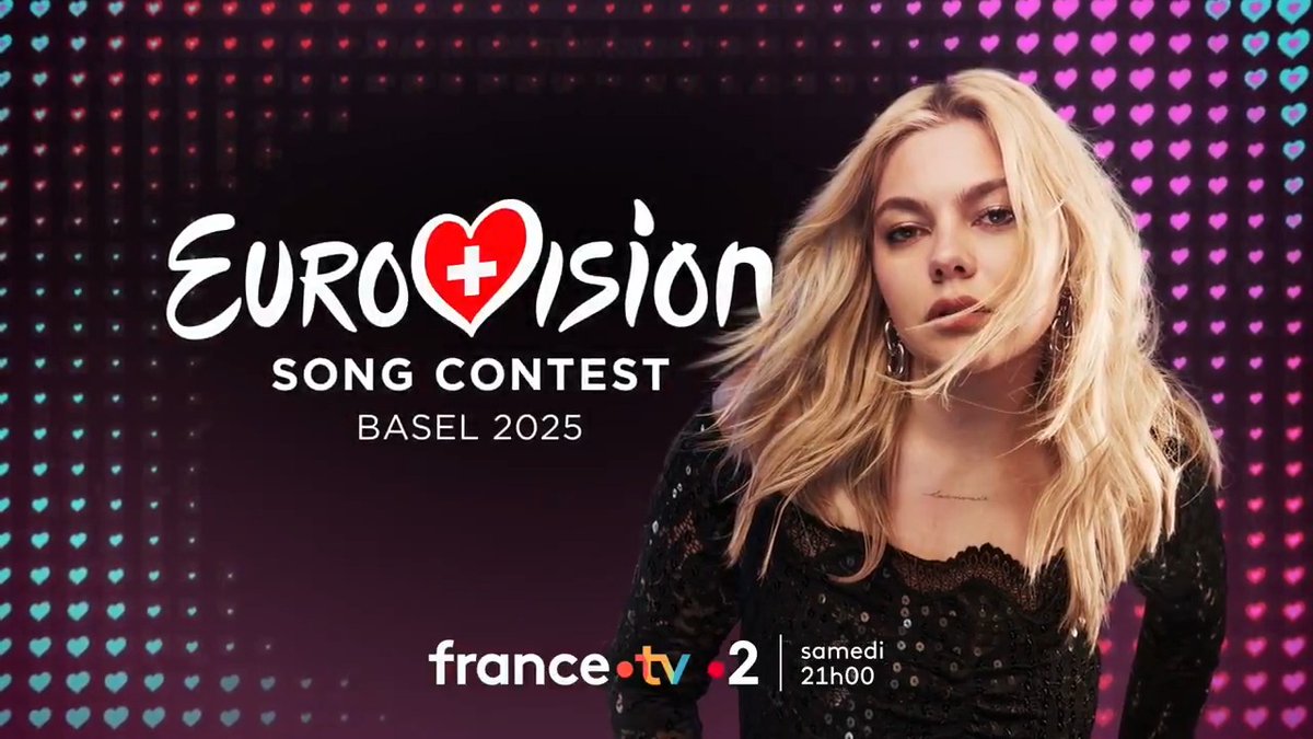Toutes et tous avec @Louane pour la grande finale de l'Eurovision ! 🇫🇷🎵 Ce soir à 21h, en direct sur France 2 et sur notre plateforme 👉