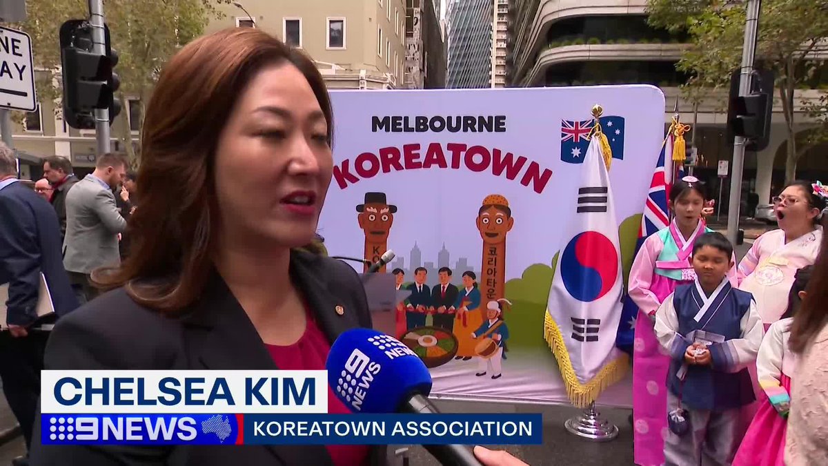 Melbourne now has its very own Koreatown, officially opened today in a very traditional way. Hundreds converged on the city to get a taste of Korean culture, music, and of course - food! #9News