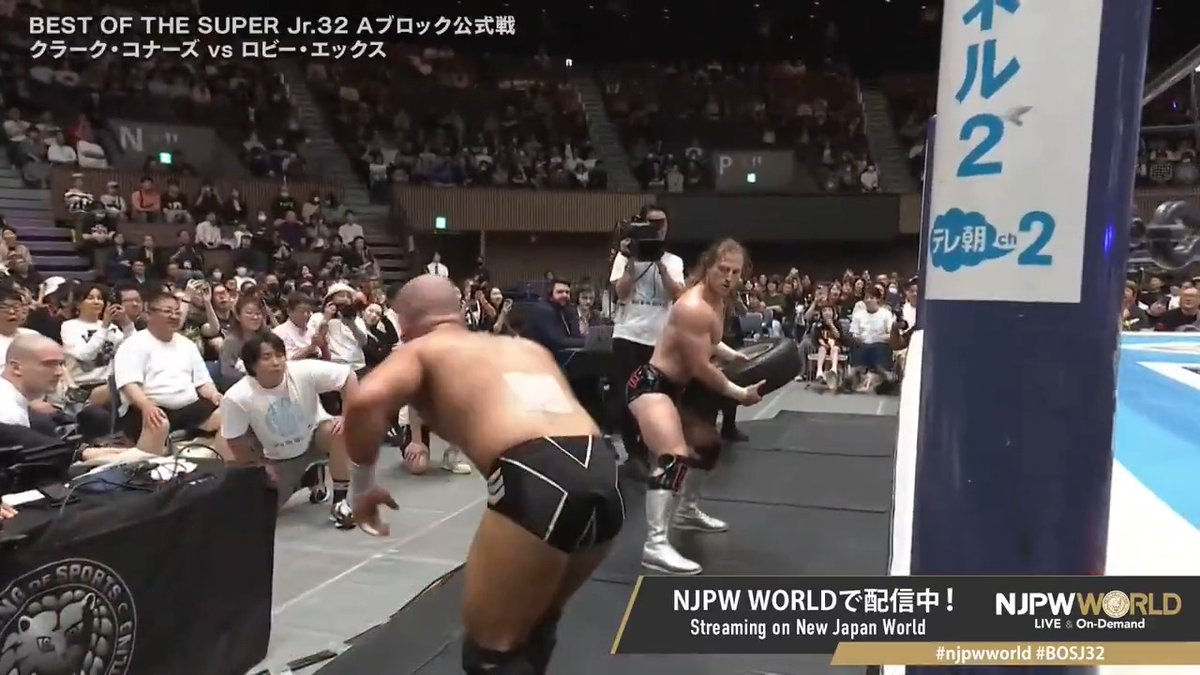 .Clark Connors "Wheel Attack" Sign up Now &amp; Stay tuned to #NJPW #njpwworld #BOSJ32