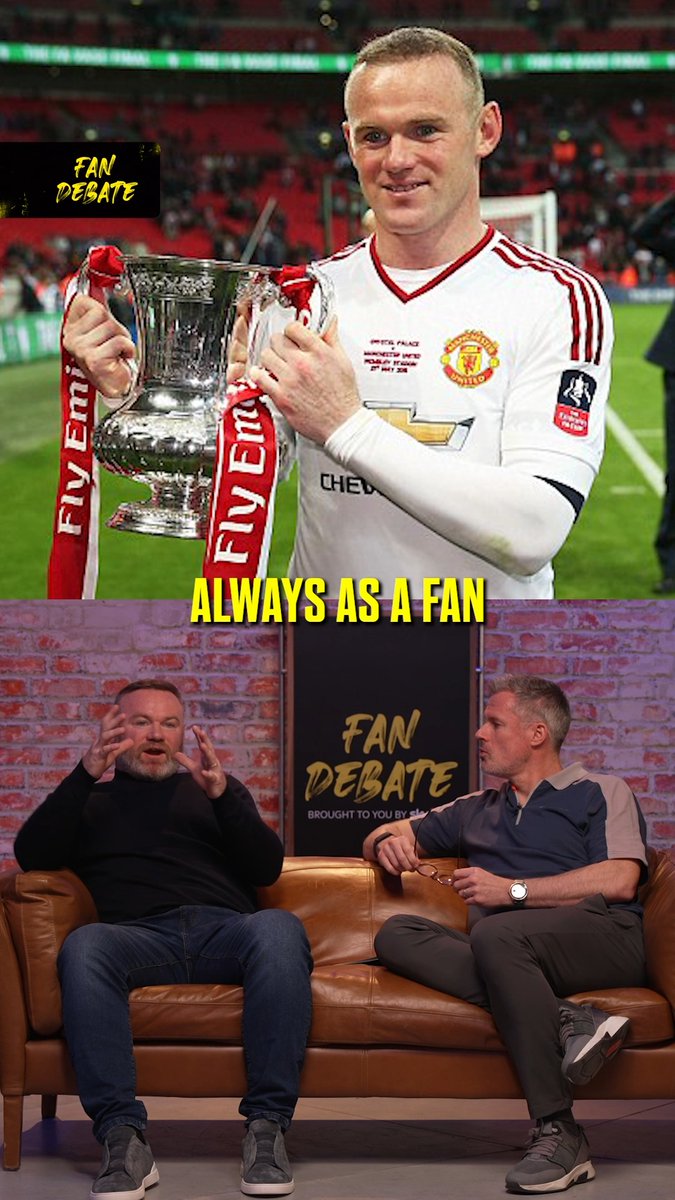 The FA Cup will always hold a special place in Rooney's heart! 🏆 Who's coming out on top today? 👀