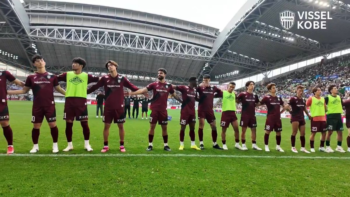 勝利の神戸讃歌❤️🤍 #visselkobe #ヴィッセル神戸