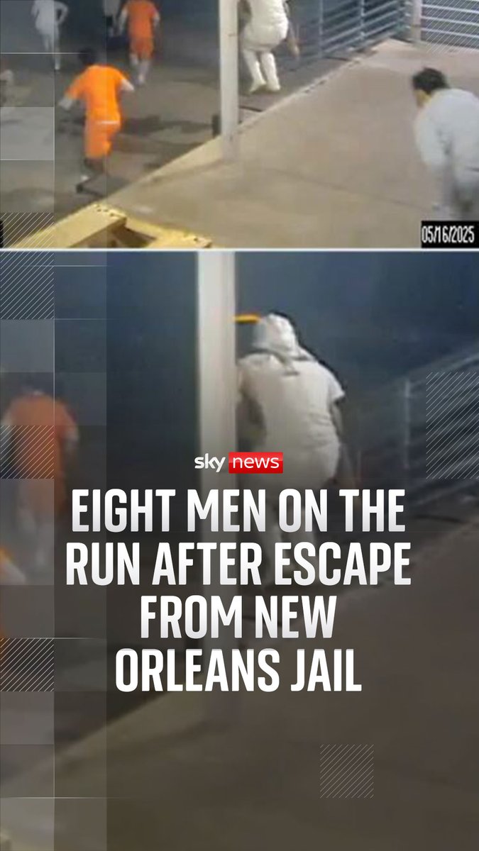 Seven prisoners could be "frankly anywhere" in the US after breaking out of a New Orleans jail. Authorities have been left wondering - how did they do it? 🔗