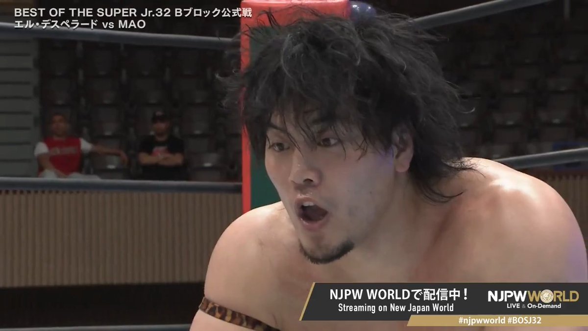 .MAO made a mistake😨 Sign up Now &amp; Stay tuned to #NJPW #njpwworld #BOSJ32