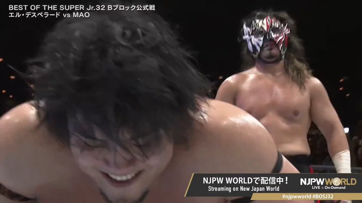 .EL DESPERADO ร MAO "๐๐ฅ๐" Sign up Now & Stay tuned to #NJPW #njpwworld #BOSJ32