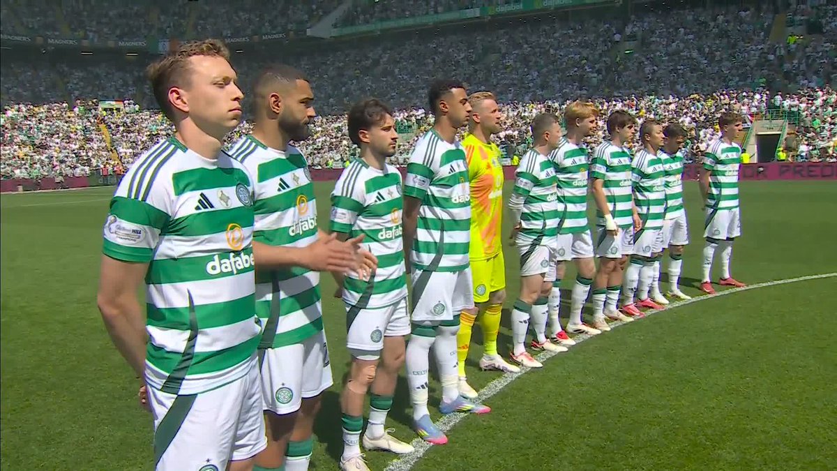 A minute's applause prior to kick-off to remember former Celtic chairman and SFA president Jack McGinn, who passed away at the age of 92.
