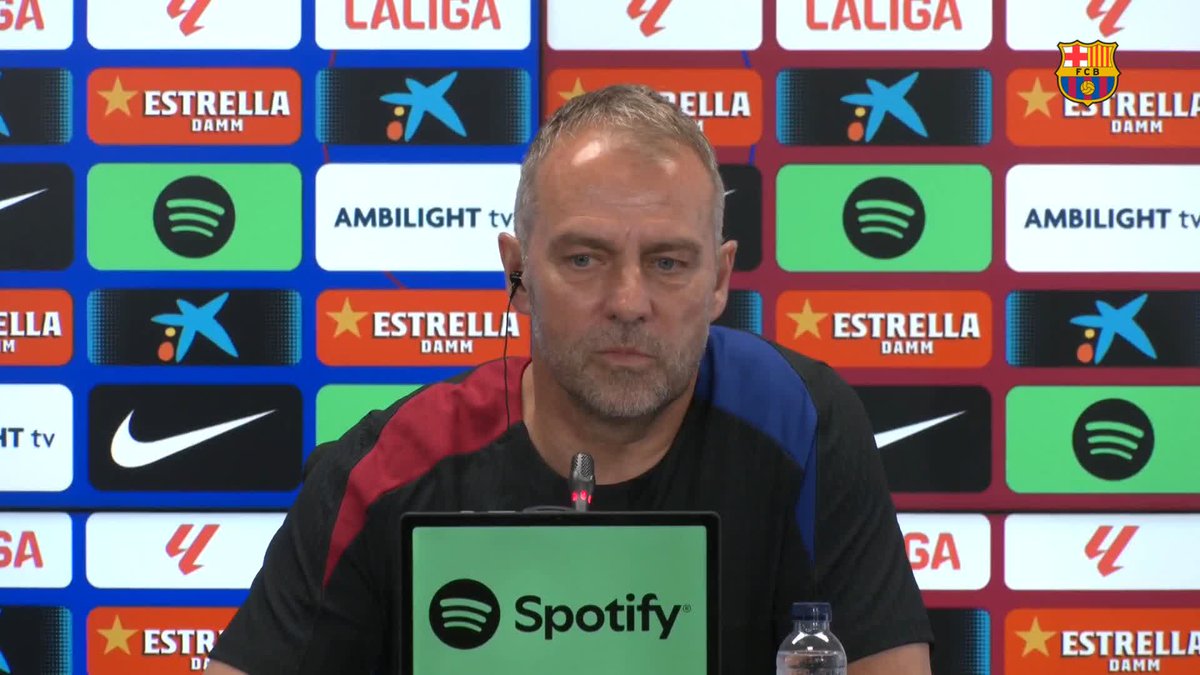 🎙️ Hansi Flick on what he expects against Villarreal. #BarçaVillarreal