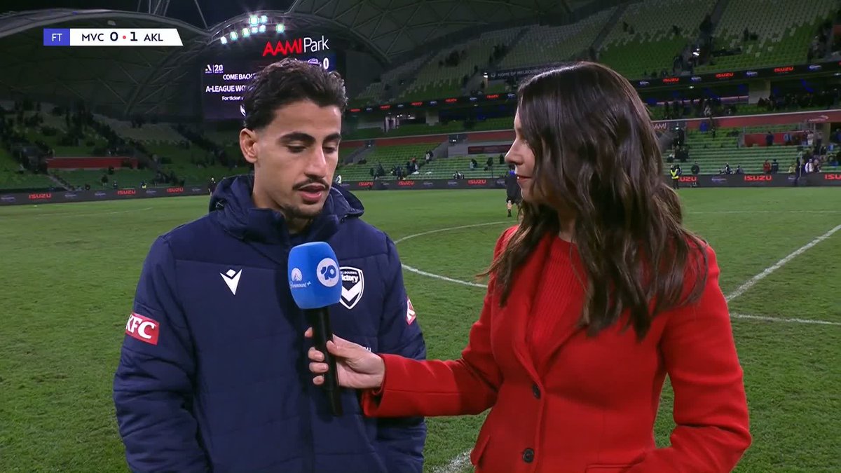 Strong words from Daniel Arzani 😮 Disappointed with some calls + calling Auckland FC one-dimensional with their play 👀 Catch all the highlights and post-game interviews of #MVCvAKL on Paramount+