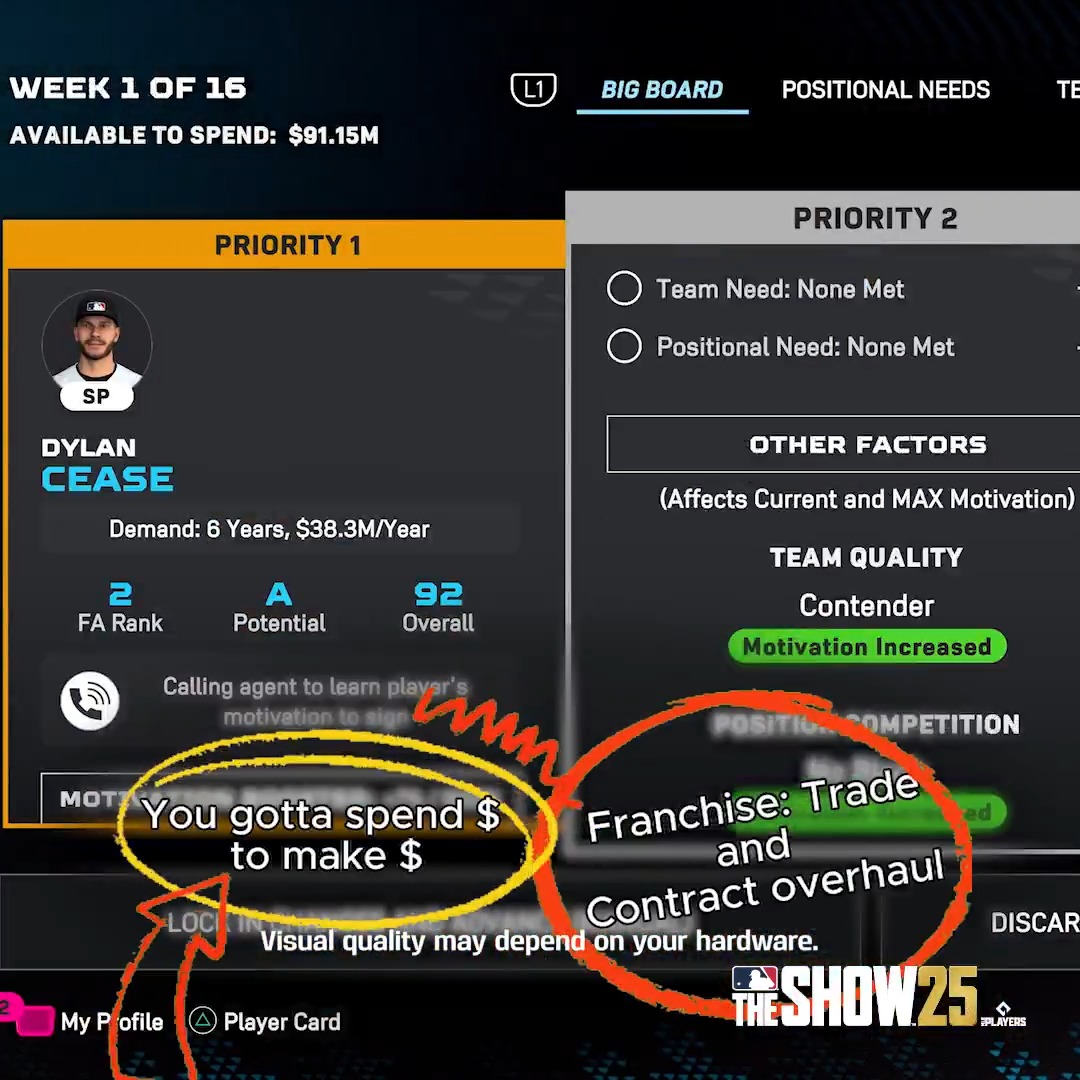 Big trades. Bold moves. No regrets. In Franchise Mode, every choice gets you closer to that 🏆. #MLBTheShow