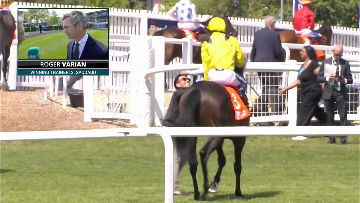 🗣" A progressive horse, delighted for him and the owner" Roger Varian reacts to Saddadd's victory! #ITVRacing | Roger Varian | Matt Chapman