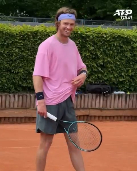 The slo-mo series returns ๐ฝ๏ธ Rublev edition ๐งฑ Bitpanda Hamburg Open | #bitpandahamburgopen