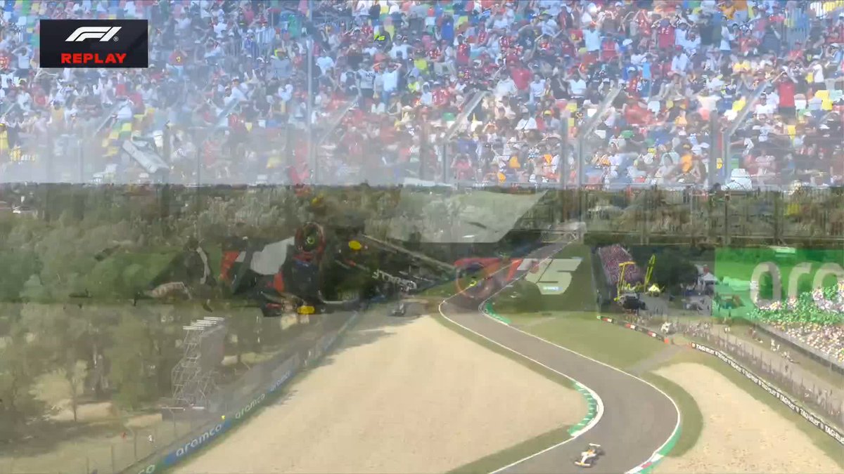 Grateful to see Yuki Tsunoda walk away from this enormous shunt in Q1 #F1 #ImolaGP