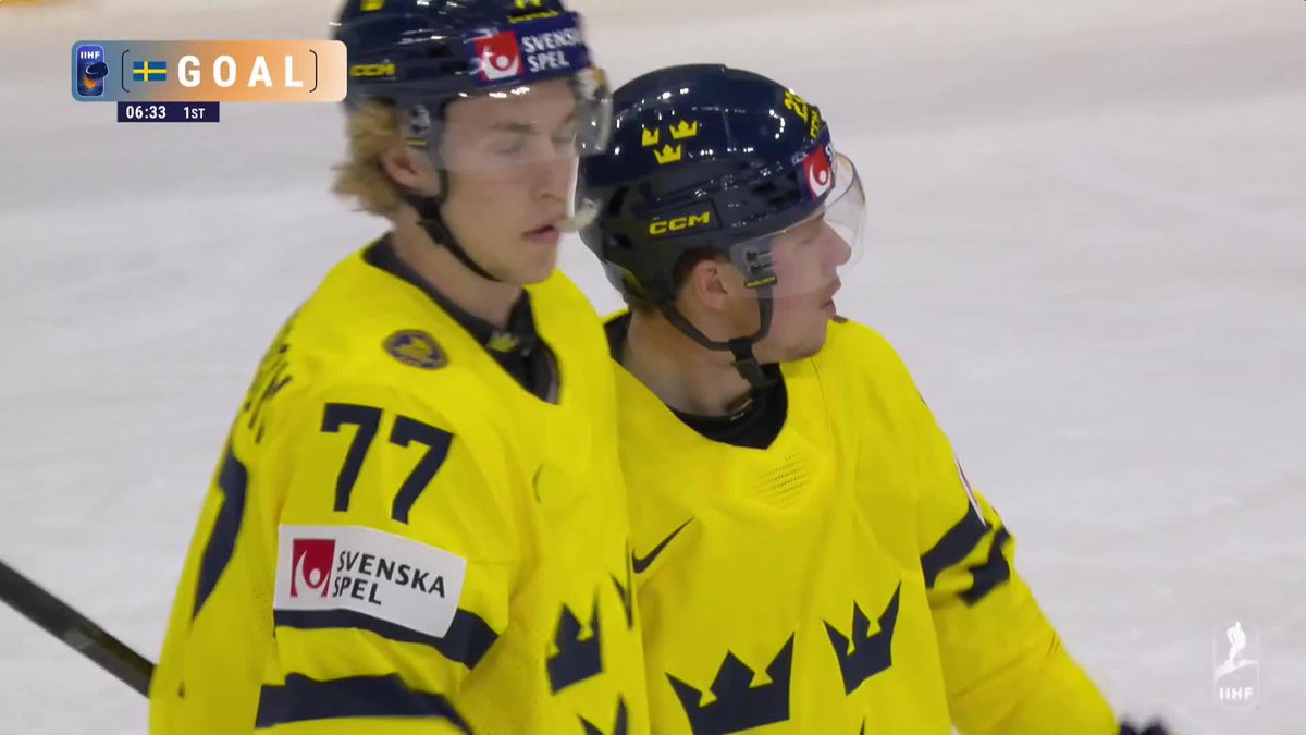 Peep the toe drag from Lucas Raymond 👀👌 #MensWorlds #IIHF Tre Kronor