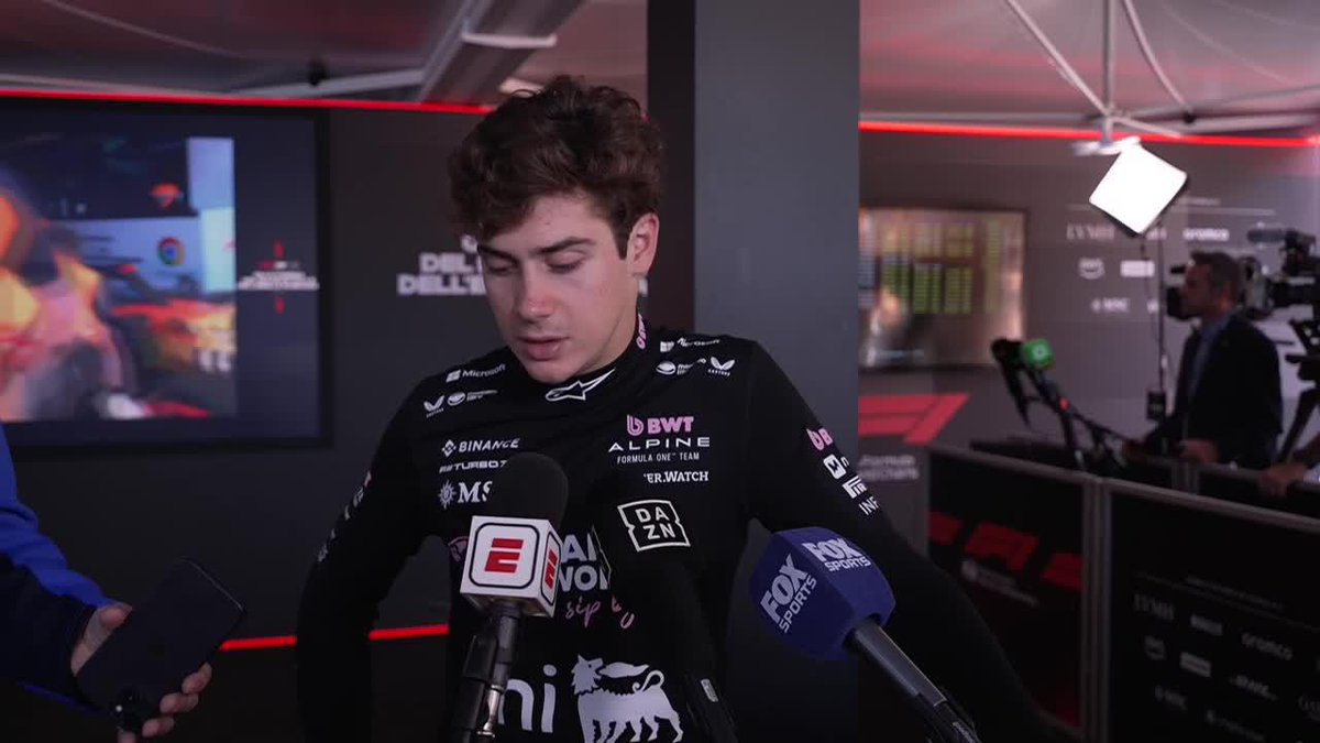 "Franco Colapinto" Por sus declaraciones tras hacer mierda el Alpine en la Q1 del Gran Premio de Emilia-Romaña. Me destruye escucharlo a Franquito, tenía más para dar, el único que lo disfrutó fue Doohan, la concha de su hermana.