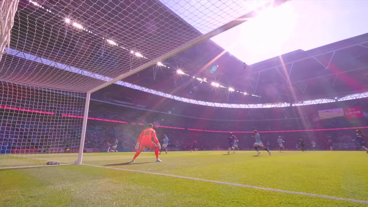 EZE OPENS THE SCORING FOR PALACE VS. MAN CITY IN THE FA CUP FINAL! AN INCREDIBLE TEAM GOAL 🔥
