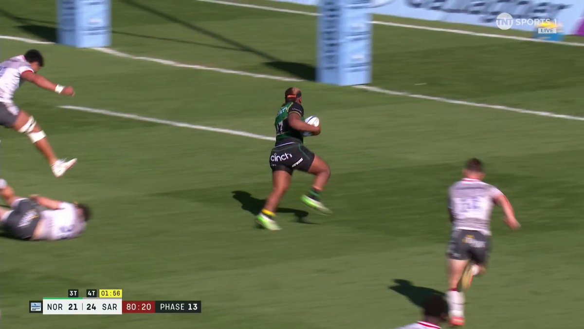 ⏰ Try at the death 🔎 TMO review 😱 Saints steal the game WHAT. A. FINISH. #GallagherPrem | #SARvNOR