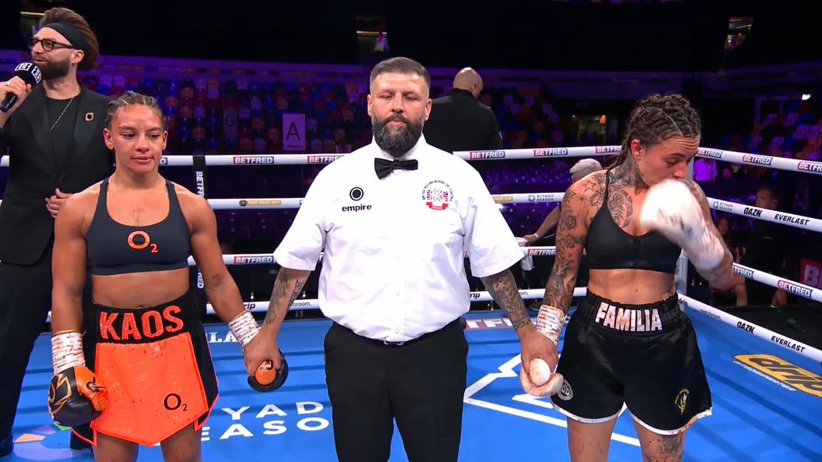 ⚡ KAOS ⚡ Shannon Ryan moves onwards with a UD win over El Bousairi - 77-74 👏 #FisherAllen2