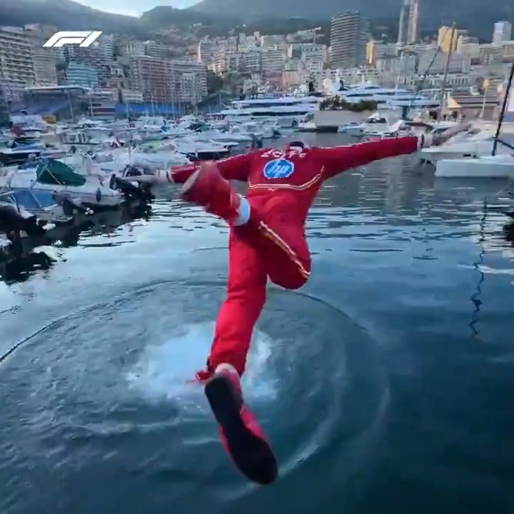 This was the last moments of the real Fred Vasseur. He was abducted under water and up came Mattia Binotto in a Fred Vasseur costume.