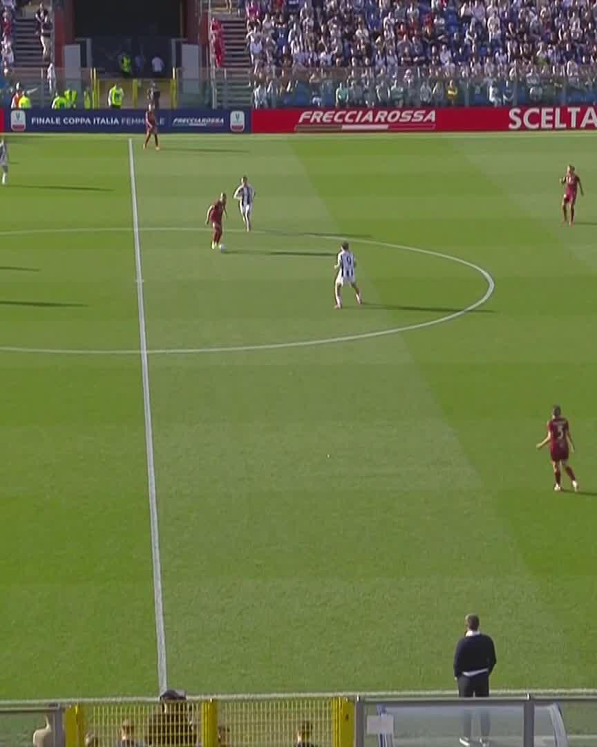 Il raddoppio di Sofia Cantore #JuveRoma #JuventusWomen #CoppaItaliaFemminile