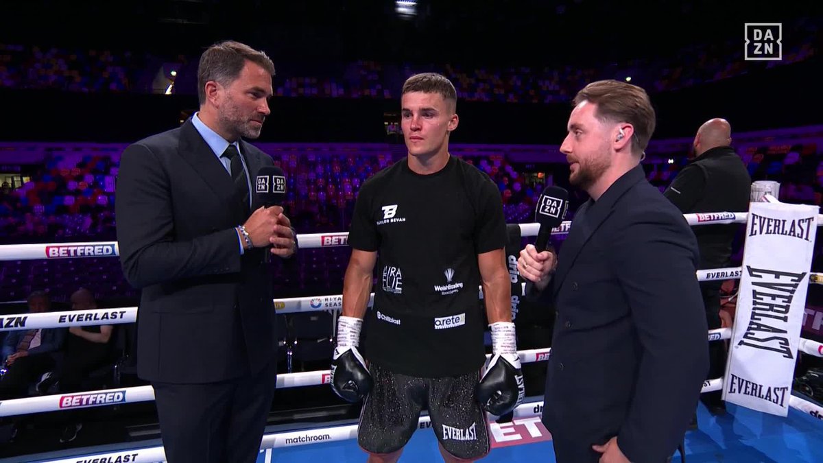 'This guy is a future world champion' 🙌 Eddie Hearn #FisherAllen2 | Live NOW on DAZN