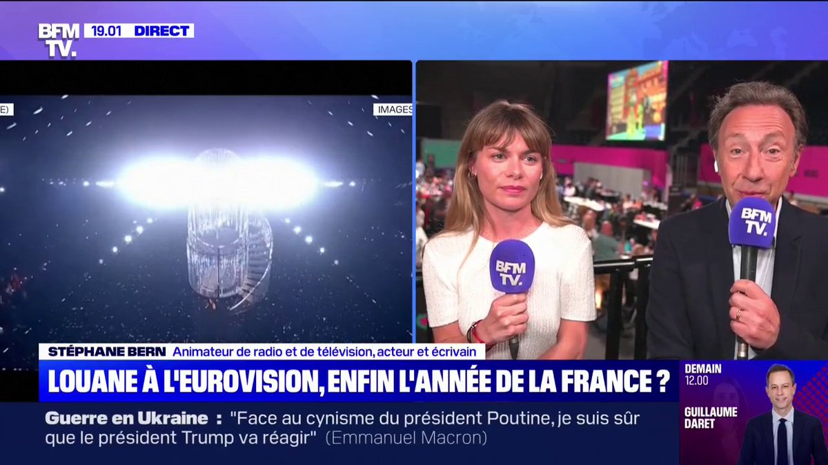 Eurovision 2025: "On a le sentiment que les planètes sont alignées, moi je crois vraiment aux chances de la France", déclare Stéphane Bern