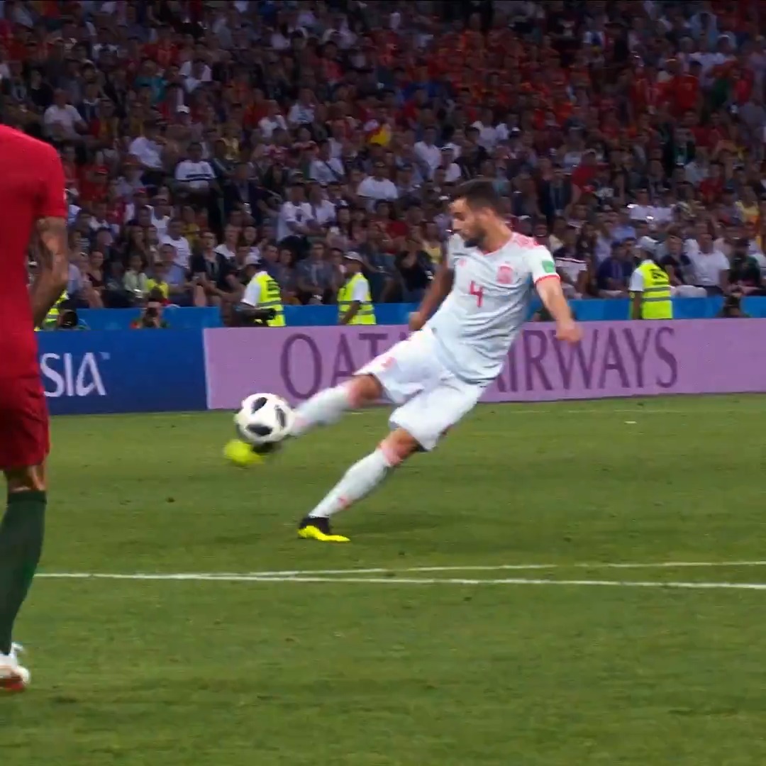 Nacho y el sueño de todo chaval: Hacer un gol como este en la #CopaMundialFIFA. 🤩🇪🇸