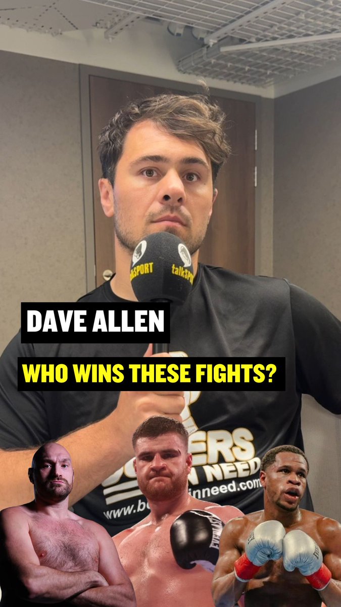 Dave Allen's controversial fight predictions 😮‍💨 Look Away Now Conor Benn &amp; Fabio Wardley 🫣 Join us for all the #FisherAllen2 reaction tonight on Fight Night on talkSPORT 🔥
