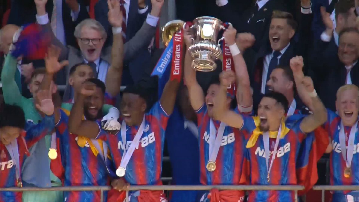 Your 2025 FA Cup Winners - Crystal Palace 👏 #ITVFootball | #EmiratesFACup | Crystal Palace F.C.