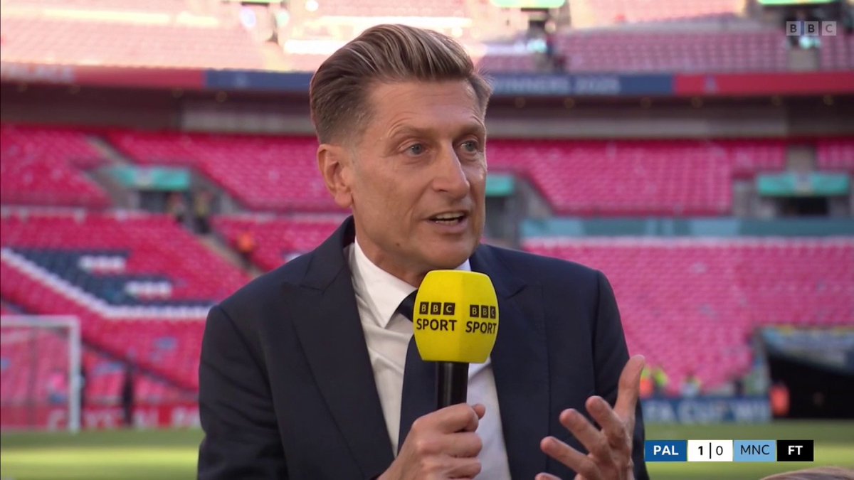 "We owe them a trophy and we got them one today." โค Crystal Palace chairman Steve Parish reacts to the club winning their first major trophy ๐ #FACup