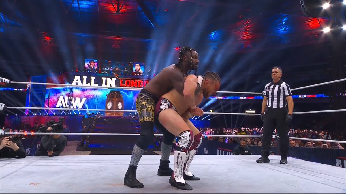 Bryan Danielson being the first person in AEW to kick out of the Big Pressure/JML Driver, Wembley Stadium EXPLODED