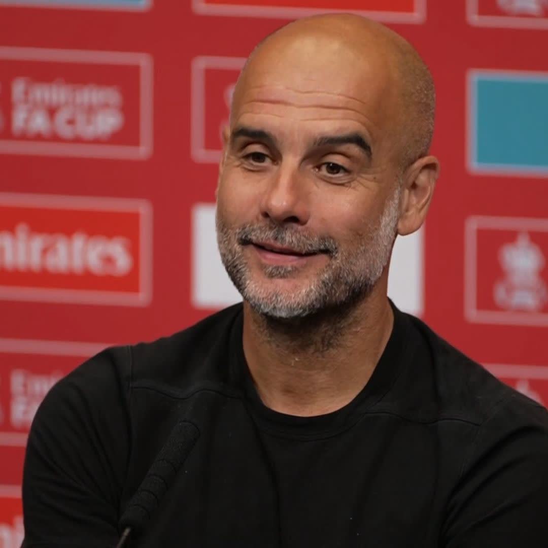 "A dream come true" 😆 Pep Guardiola explains why he gave Claudio Echeverri his debut today in the FA Cup final 🔹