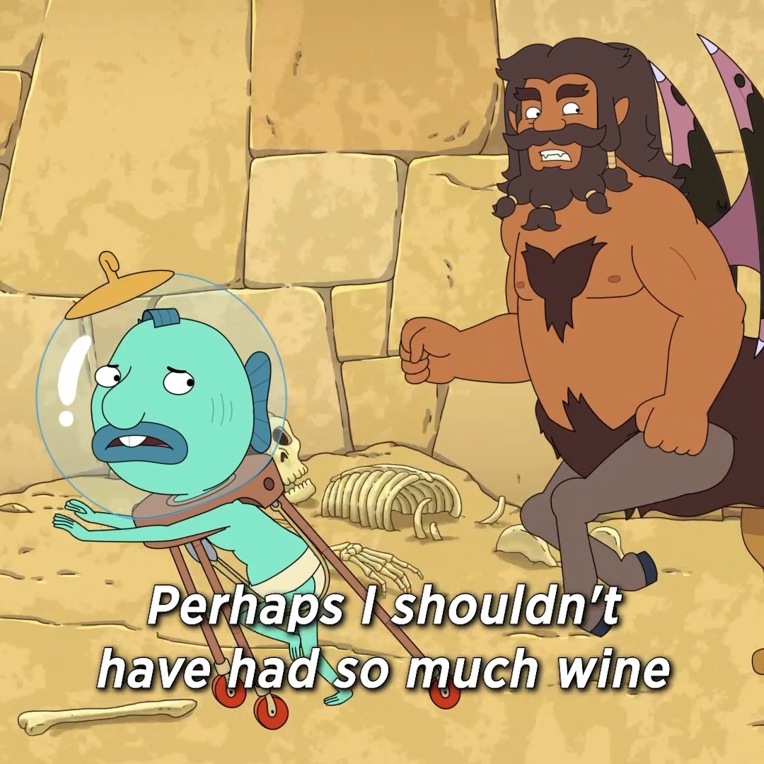 he said what he said! the #krapopolis season finale drops SUNDAY on #FOX. streaming next day on Hulu ⚔️