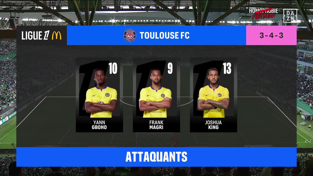 Toute la famille Lacazette présente au coup d’envoi du dernier match du Général. 🥹🦁 🎥 DAZN France