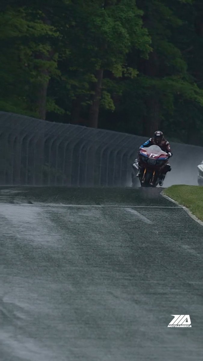 Riders on the storm 🌧️ #MotoAmerica | #Motorsports | #Motorcycle | #Baggers | #HarleyDavidson | #IndianMotorcycle | #Racing
