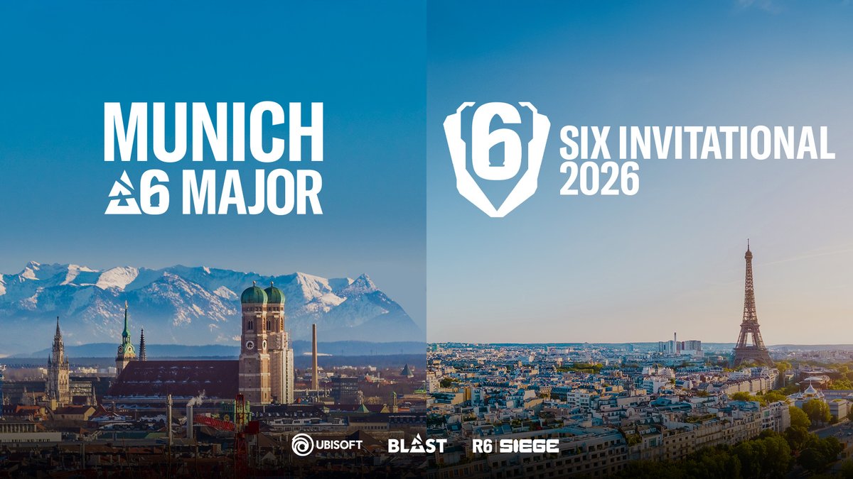 Bound for Europe โ๏ธ ๐ฉ๐ช BLAST R6 Major Munich ๐ ๐ซ๐ท Six Invitational 2026 Paris ๐จ