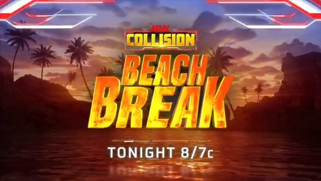 TONIGHT Tune in for Saturday Night #AEWCollision Beach Break from Chicago, IL! The action starts at 8pm ET/7pm CT on @TNTDrama + @SportsOnMax TONIGHT!