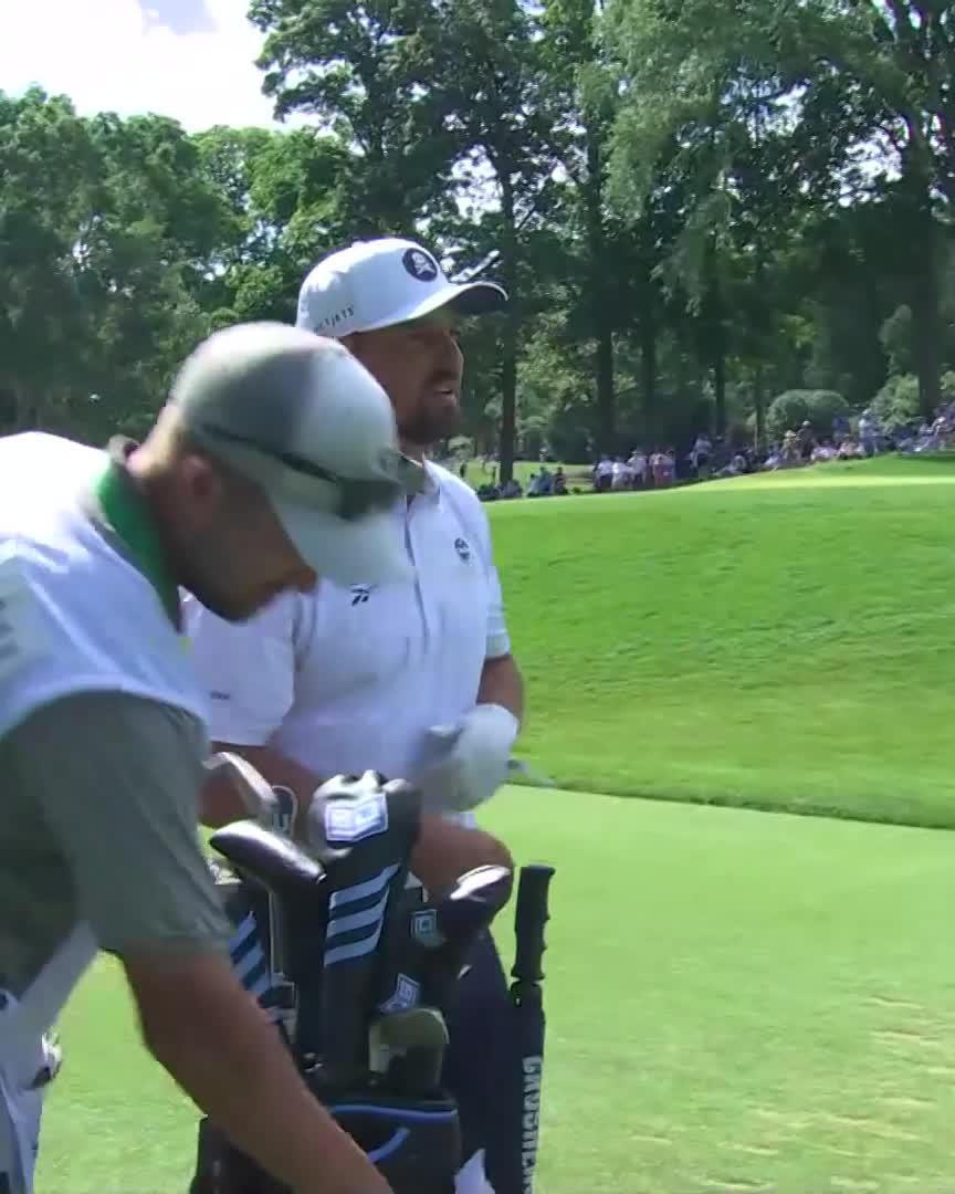 Pitching wedge from 196... that's Bryson! 🤯 #PGAChamp