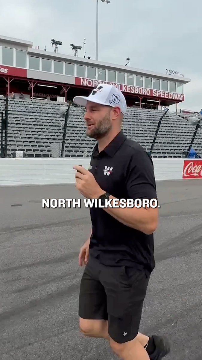 New track for Shane van Gisbergen means a track run at North Wilkesboro Speedway!