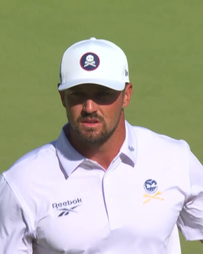 .Bryson DeChambeau is the new solo leader at Quail Hollow 📈 His 5th birdie of the round gets him to 8-under for the tournament 🙌 #PGAChamp Crushers GC