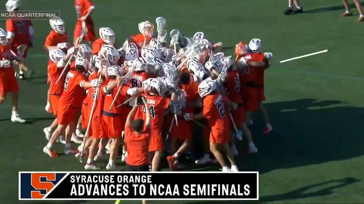 SYRACUSE IS HEADED BACK TO THE NCAA SEMIFINALS 🍊 Syracuse Men’s Lacrosse