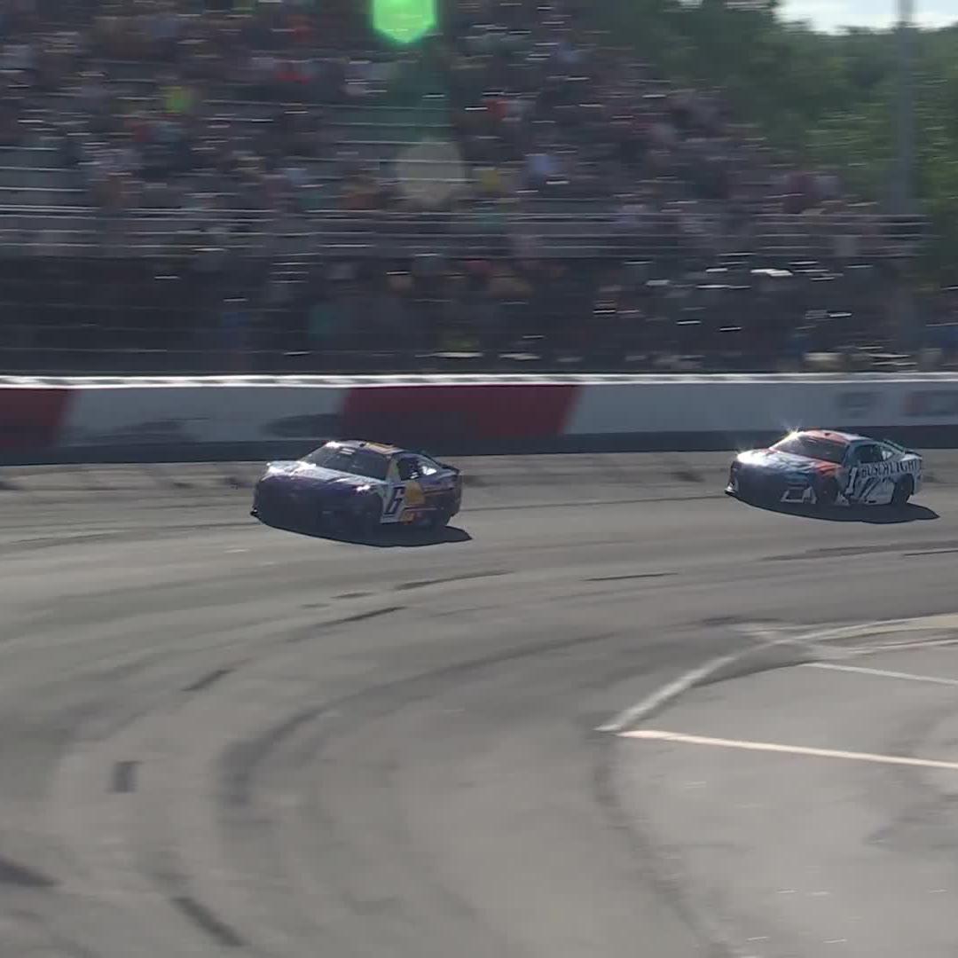Every spot matters in these heat races. Ross Chastain and William Byron raced all the way to the line.