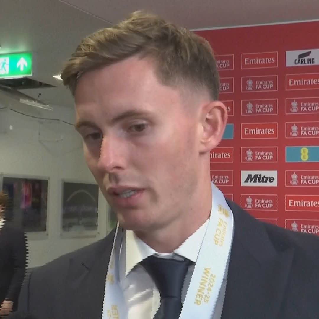 "I believe he was there with me today" Crystal Palace goalkeeper Dean Henderson dedicated his FA Cup win to his late father who passed away before the start of the season.