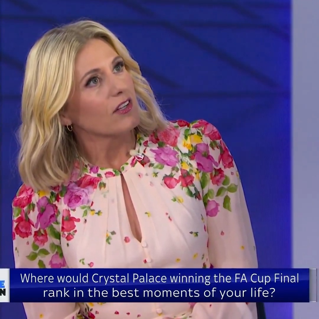 May 17, 2025: The third best day of Rebecca Lowe's life. 🔵🔴