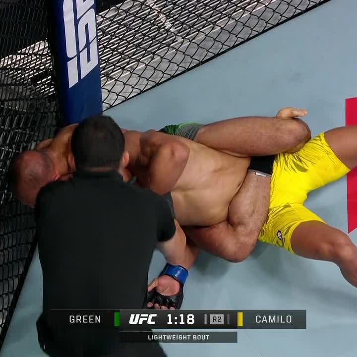 Gabe Green with a statement win at #UFCVegas106 👏