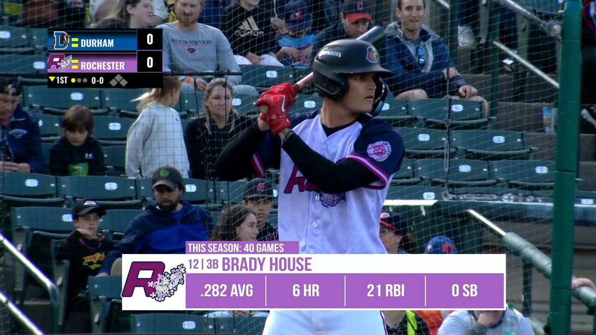 HOUSE HOMER Brady House gets us on the board early!