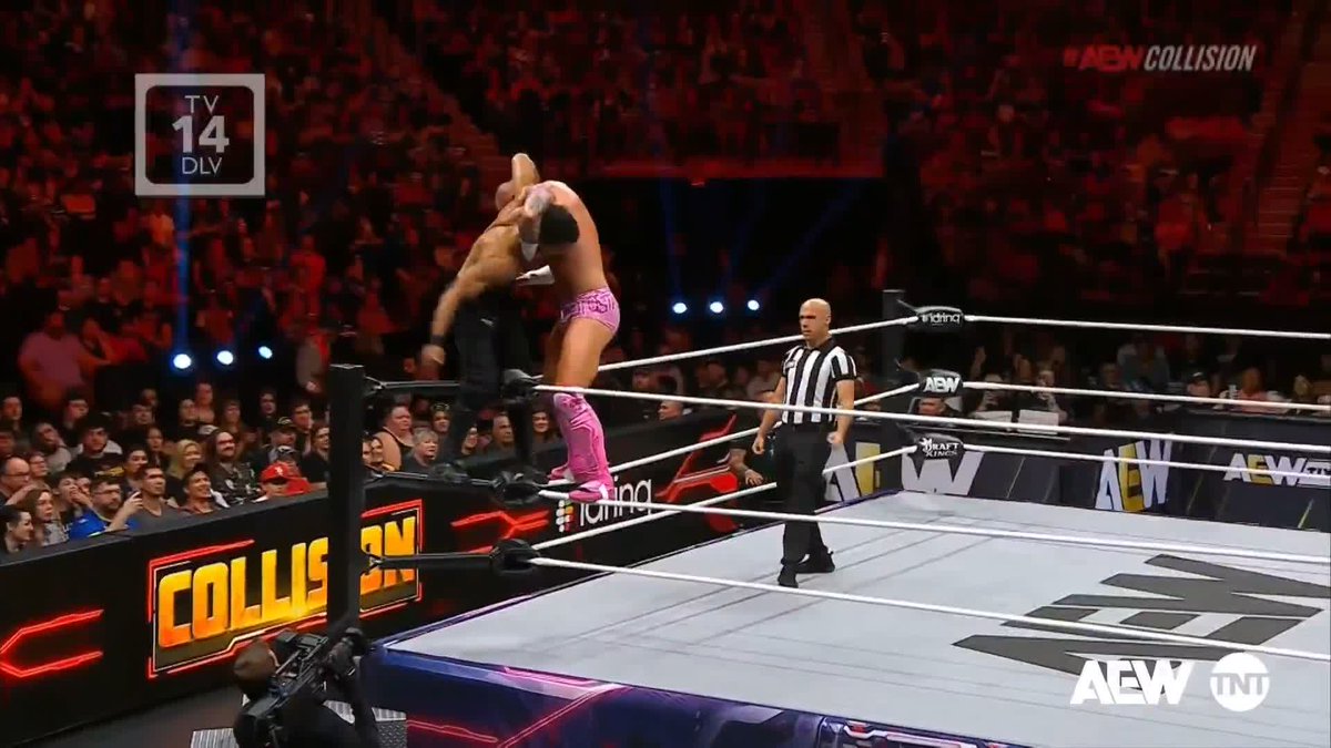 What a series of reversals from AR Fox! Watch #AEWCollision on TNT &amp; MAX @KyleFletcherPro | AR FOX | The Invisible Hand