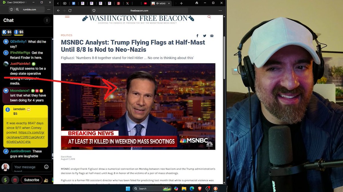 I was asked my take on stream about the Comey thing