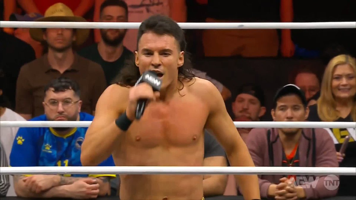 Speedball Mike Bailey makes a challenge to AEW Continental Champion Kazuchika Okada, but gets interrupted by LFI! Watch #AEWCollision on TNT &amp; MAX Speedball Mike Bailey | @RainmakerXOkada | @RUSHToroBlanco | @Dralistico_LFI