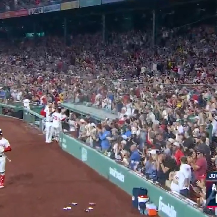 All tied up at Fenway!